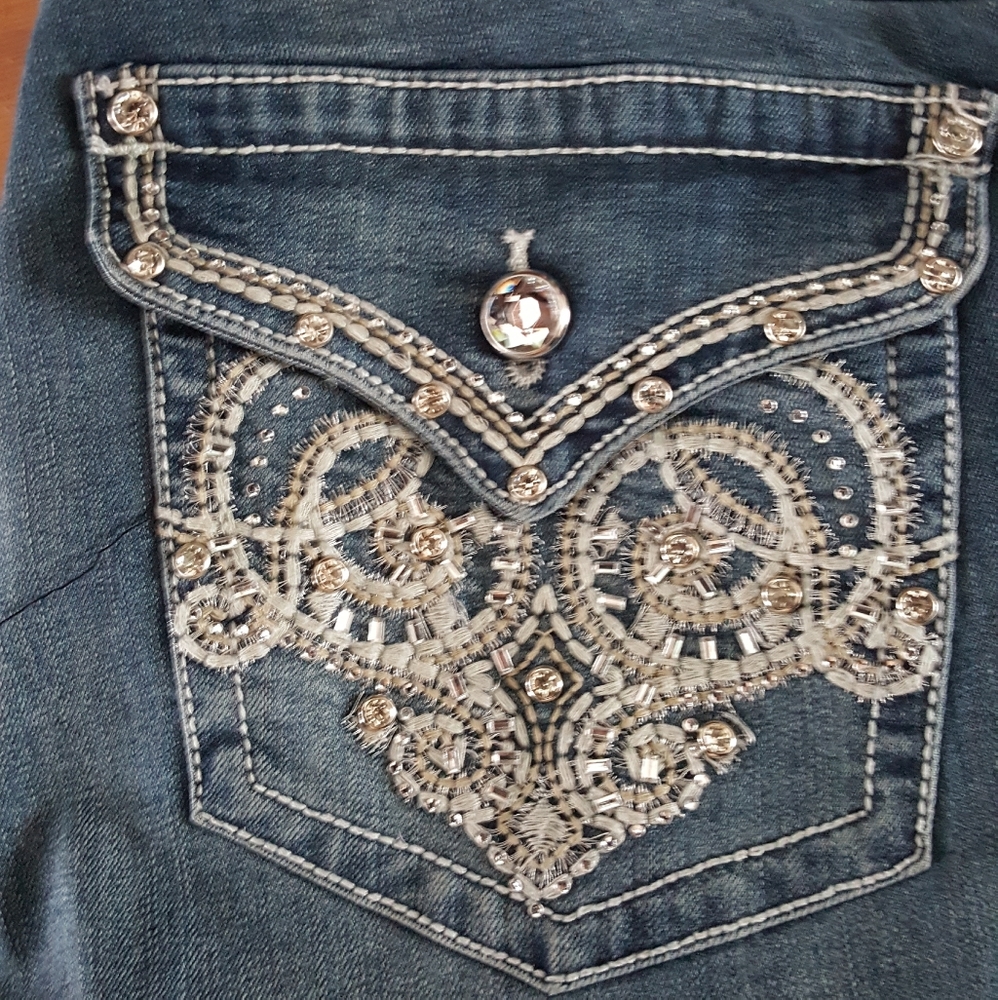 Earl Jeans Bling Pocket 22w Slim Boot NWT